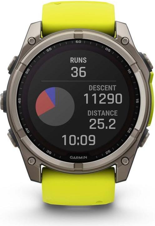 Image du produit Garmin Fenix 8 Solar Sapphire Titan (51 mm)
