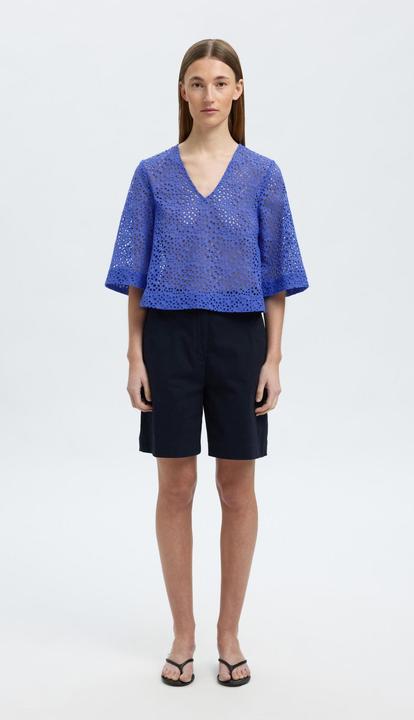 Produktbild Selected Femme Broderie Anglaise Crop Top (42)