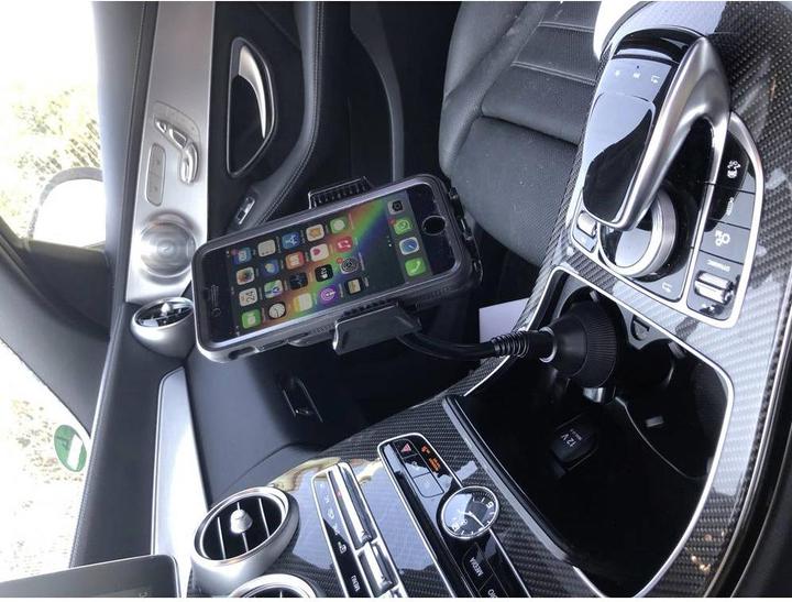 Image du produit IWH Porte-gobelet Support pour appareil mobile/voiture pivotant à 360