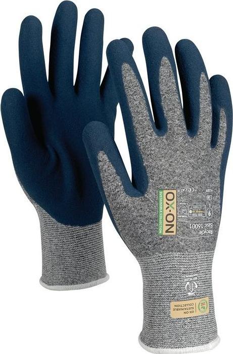 Immagine prodotto Ox-On Guanti Recycle Basic 16001 taglia 9 blu/azzurro ( 4000391359 ) (9)