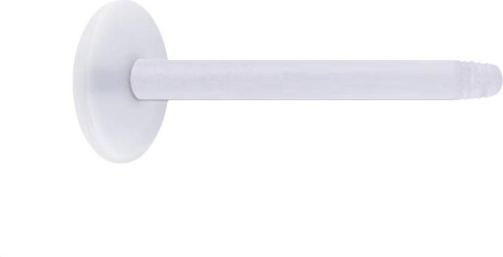 Star Piercing Micro Labret-Stab transparent (ohne Messing, Acryl)