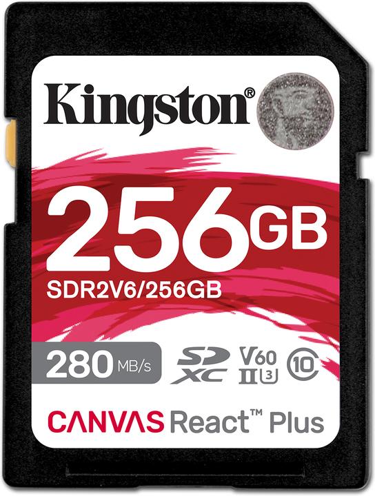 Kingston Canvas React Plus (256 GB, SDXC, U3, UHS-II)