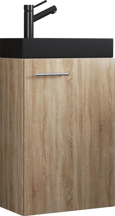 Image du produit VCM 2-pièces lavabo Slito étroit noir