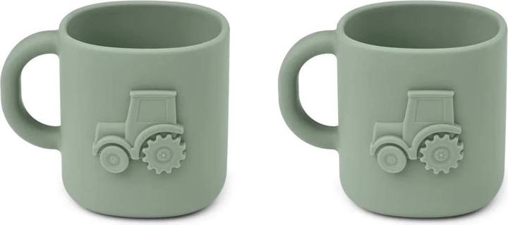 Produktbild Liewood Silikon Tasse Farrell er Pack Faune green (220 ml, 2 x)