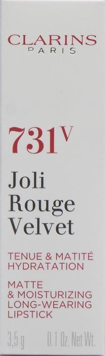 Actual product image Clarins Joli Rouge Velvet - Rose Berry 731V (No. 731 - Rose Berry)