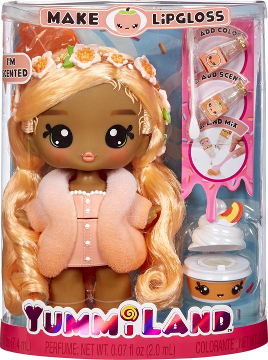 Image du produit MGA Yummiland Grande Poupée + Animal gloss - Piper Peach