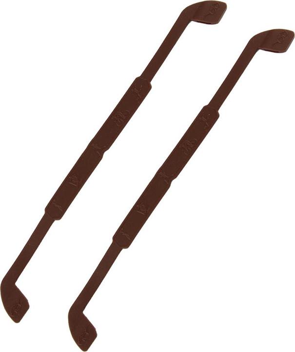 Produktbild Techsuit - (2 pack) Glasses Strap (GST2) - for Men, Woman, from Silicone, 22cm - Brown