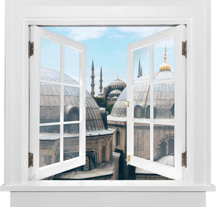 Actual product image Trenddeko 3D - Over the roofs of Istanbul (60 x 57 cm)