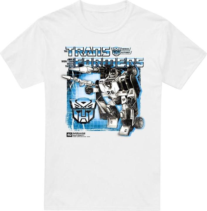 Actual product image Transformers Mens Mirage Box 40th T-Shirt (S)