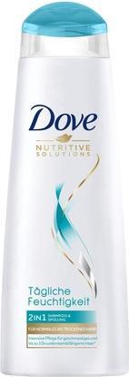 Dove Nutritive Solutions 2in1 Shampoo and Conditioner for Normal to Dry Hair Daily Moisture 250ml (250 ml, Flüssiges Shampoo)