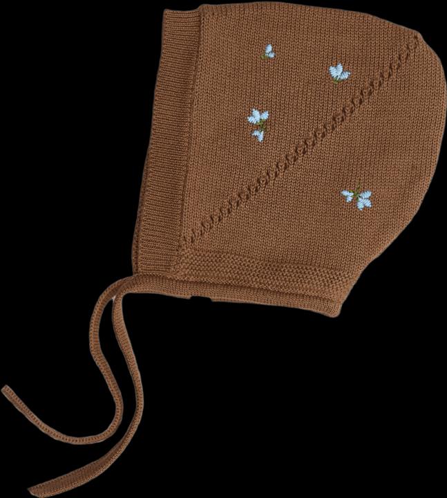 Actual product image Saga Copenhagen Baby Bonnet - Tahin