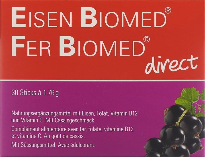 Produktbild Biomed Eisen Direct (30 Stück, Granulat, 83 g)