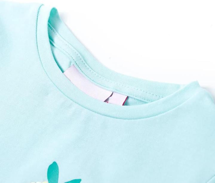 Produktbild VidaXL Kinder-T-Shirt Hellblau 92,Material: 95 % Baumwolle. 5 (92)