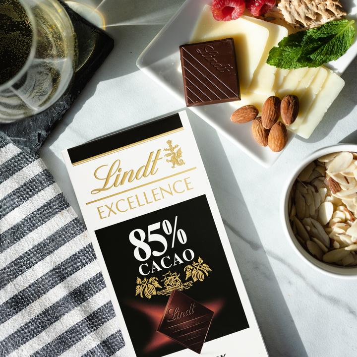 Image du produit Lindt Tablette de chocolat noir Excellence 85% Cacao Multipack (500 g)
