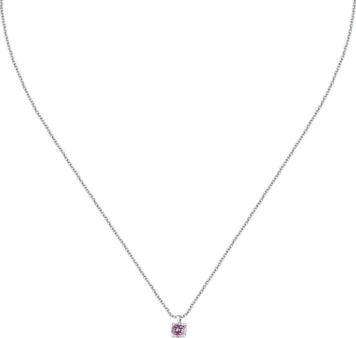 La Petite Story Silver necklace with pink zircon Silver LPS10AWV10 (925er Silber)