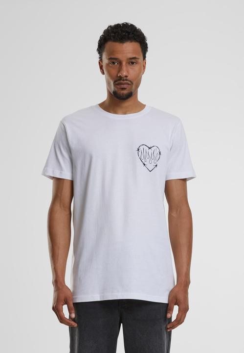 Actual product image Mister Tee Burning Hearts Tee - 19067 (M)