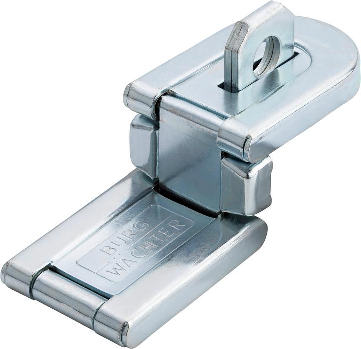 Burg Wächter Coprifili blindati lunghezza 165 mm larghezza 49 mm occhiello-Ø 14 mm acciaio zincato pesante, 1 (1 pz.)
