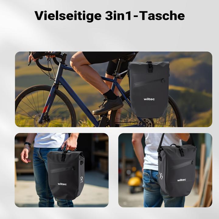 Produktbild Wiltec Gepäckträgertasche (28 l, Gepäckträgertasche)