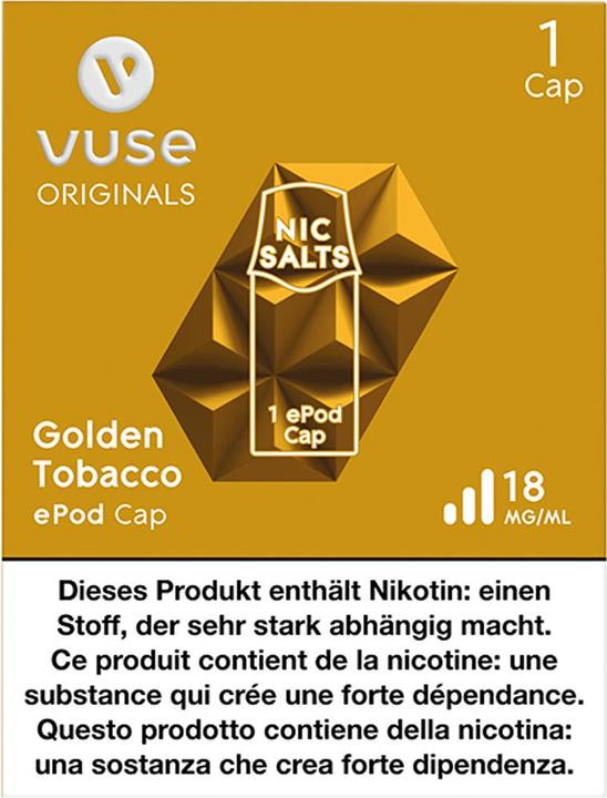 Actual product image Vuse Golden Tobacco (Neutral)
