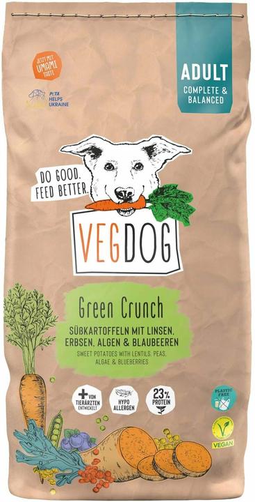 Produktbild Vegdog Green Crunch (Adult, 1 Stk., 10000 g)