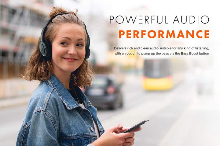 Productafbeelding Creative SOUND BLASTER JAM V2 Draadloze Bluetooth Hoofdtelefoon zwart (ANC, 22 h, Draadloze)