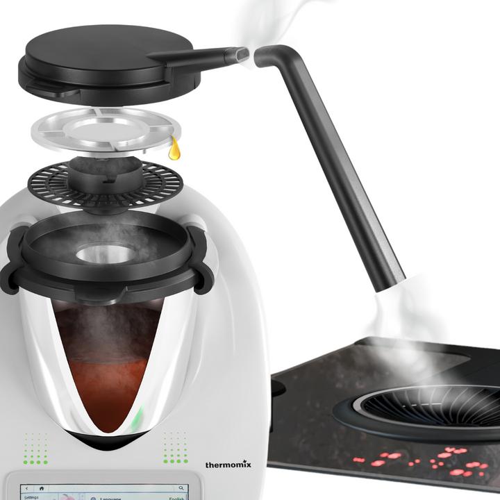 Leckerhelfer Dampfumleiter mit integriertem Filter für Thermomix TM5 / TM6