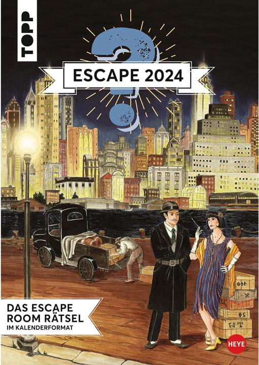 Actual product image Escape Adventures Weekly Planner 2024 (25 x 35.5 cm, German)