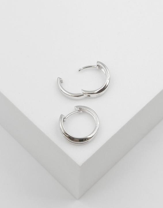 Actual product image Muau Creoles (White gold)