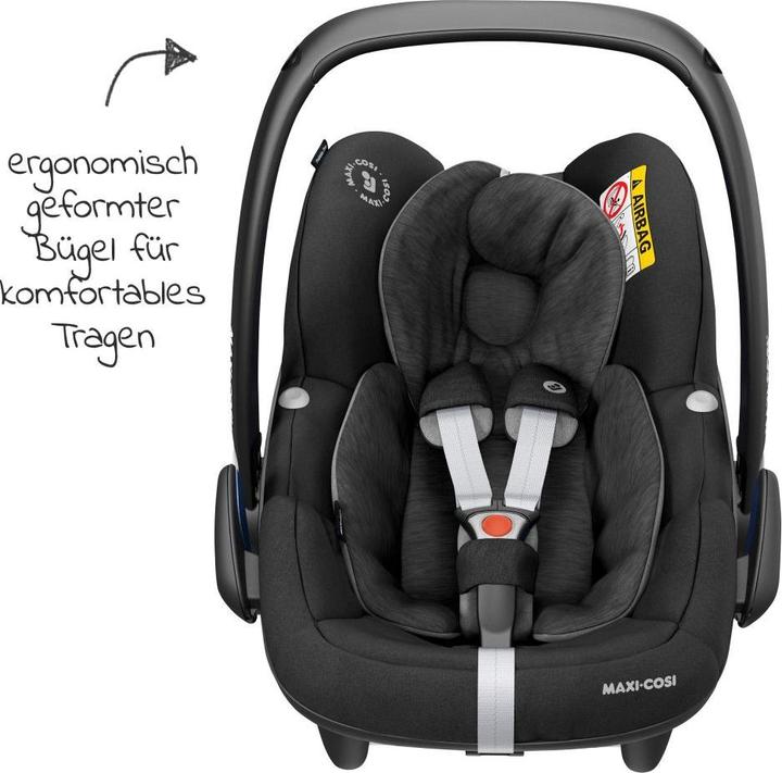 Produktbild Maxi-Cosi Reboarder 3in1 Babyschale & Reboarder-Set ab Geburt (Babyschale, Reboarder, ECE R129/i-Size Norm)