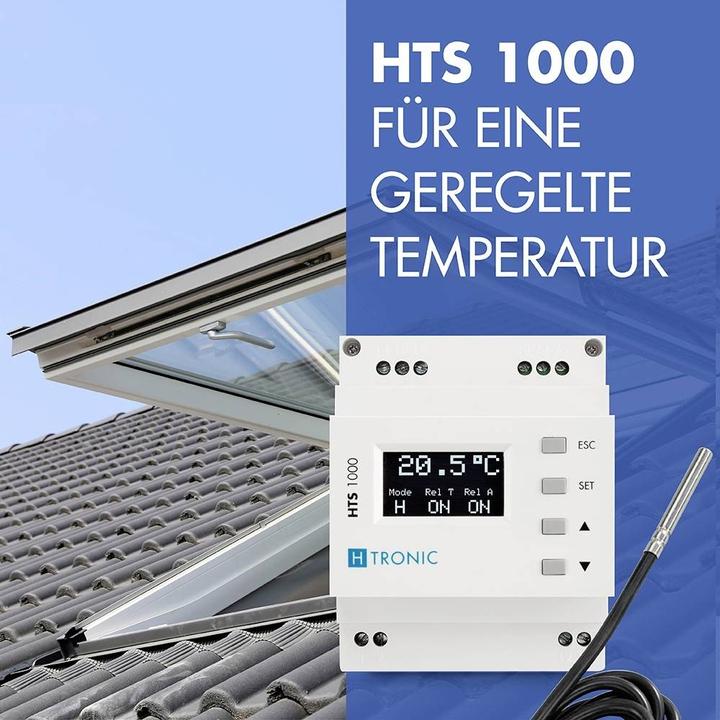 Actual product image H-Tronic H Tronic temperature switch top hat rail HTS 1000