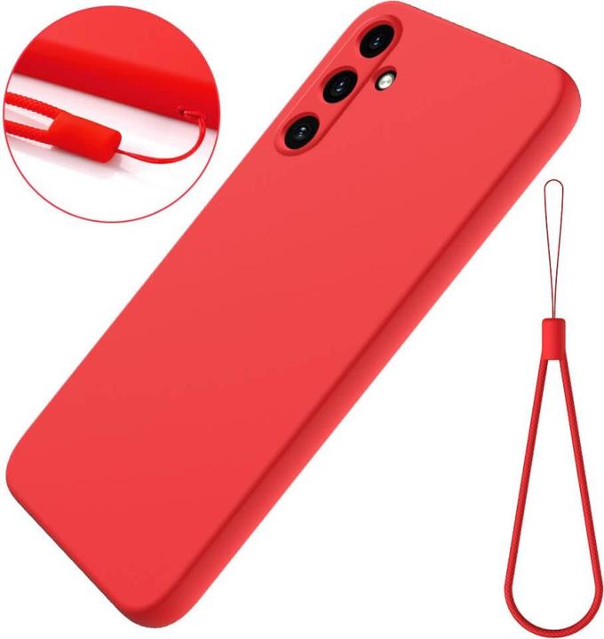 Image du produit Cover-Discount Galaxy A35 - Housse en caoutchouc silicone rouge (Samsung Galaxy A35)
