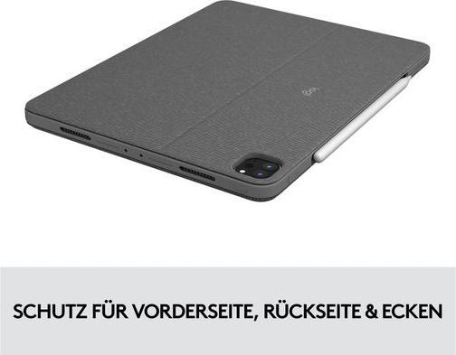 Produktbild Logitech Combo Touch (CH, iPad Pro 12.9 2021 (5. Gen), iPad Pro 12.9 2022 (6. Gen))