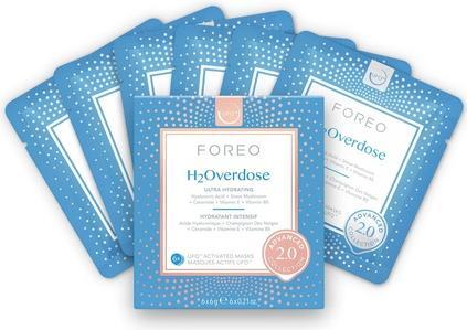 Image du produit Foreo Hydra ting face mask for dry skin UFOâ"¢ H2Overdose ( Hydra ting Mask) 6 x 6 g