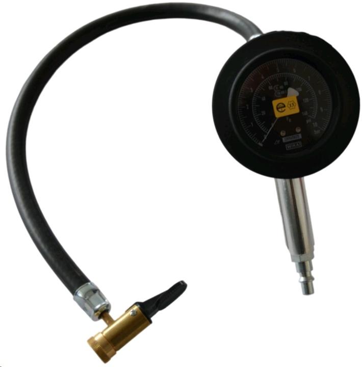 Actual product image Prebena Tyre Inflation Gauge ProG with Lever Plug