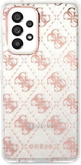 Produktbild Guess GUHCA53PCU4GLPI A53 5G A536 różowy/pink hard case 4G Glitter (Samsung Galaxy A53 5G)