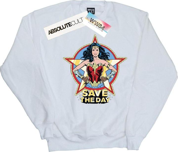 Actual product image Girls Wonder Woman 84 Star Design Sweatshirt (152, 158)