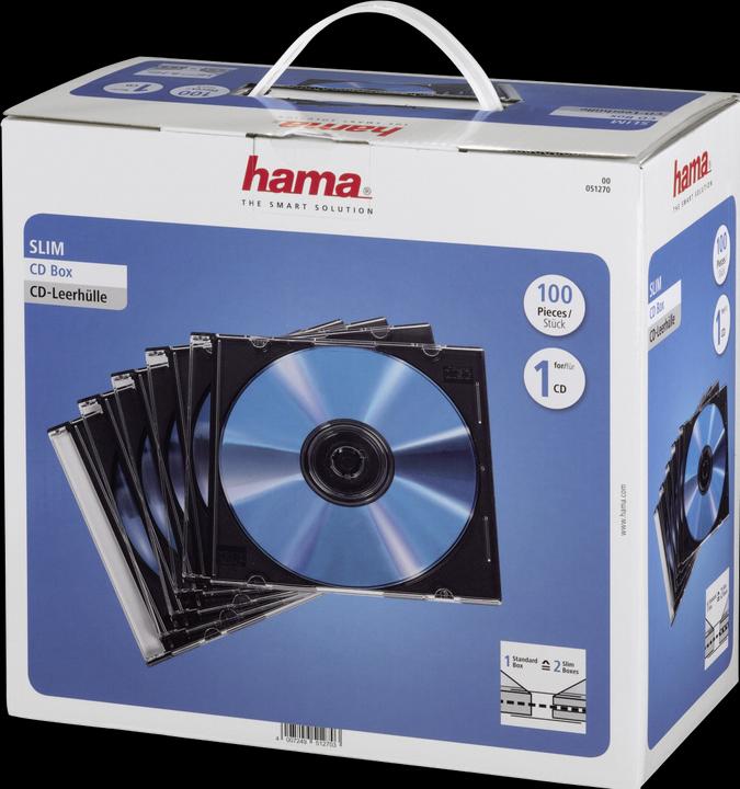 Hama 1x100 CD-Leerhülle Slimpack