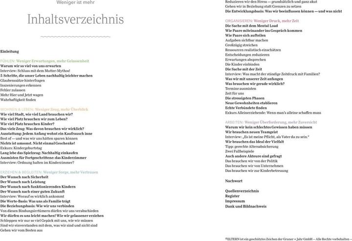 Immagine prodotto ELTERN-Ratgeber. Weniger ist mehr — was Familien wirklich brauchen (Tedesco, Leonie Schulte, 2022)