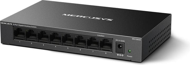 Actual product image Mercusys Switch Ms108gs Desktop 8 Port Gigabit (8 Ports)