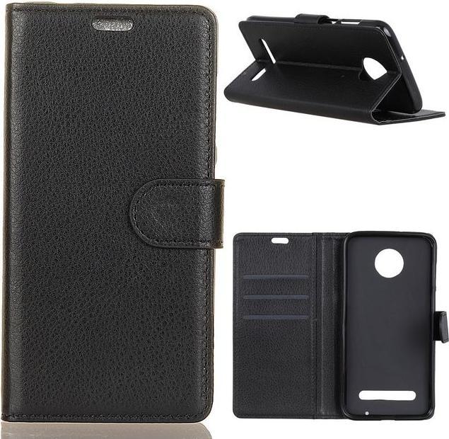 Produktbild MU Classic Litchi Leder Bookcover Series (Motorola Moto Z3 Play)