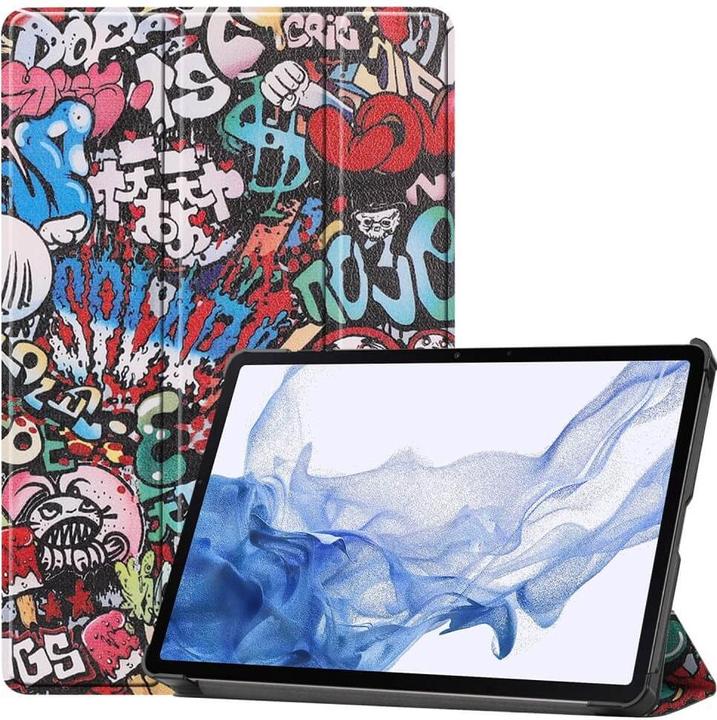 Actual product image Cover-Discount Galaxy Tab S9 - Tri-fold Smart Case Comics (Galaxy Tab S9)