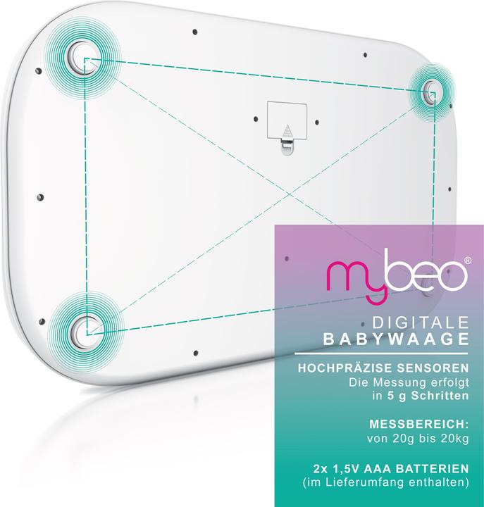Immagine prodotto Mybeo Bilancia digitale per bambini (20 kg)