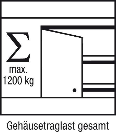 Image du produit Anke Armoire robuste JUMBO avec cloison de séparation. (148.40 cm, 195 cm)