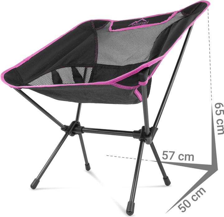 Produktbild Normani Campingstuhl???Moak??? mit Sonnenschirm - 8603