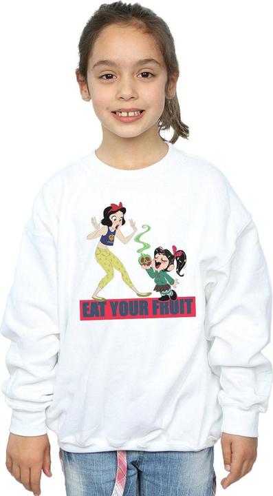 Actual product image Disney Girls Wreck It Ralph Eat Your Fruit Sweatshirt (152, 158)