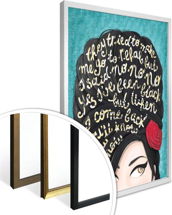 Image du produit Trenddeko Tohmé - Amy Winehouse : Réadaptation (24 x 30 cm)
