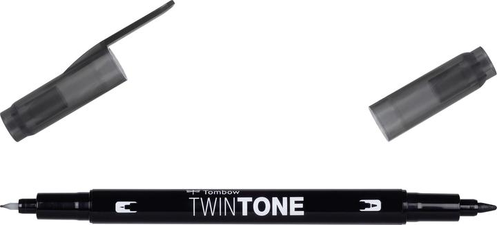 Produktbild Tombow Twintone Fasermaler (33, Black, 1 x)