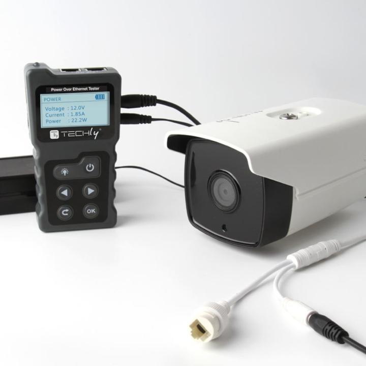 Actual product image Techly Professional PoE RJ45 tester