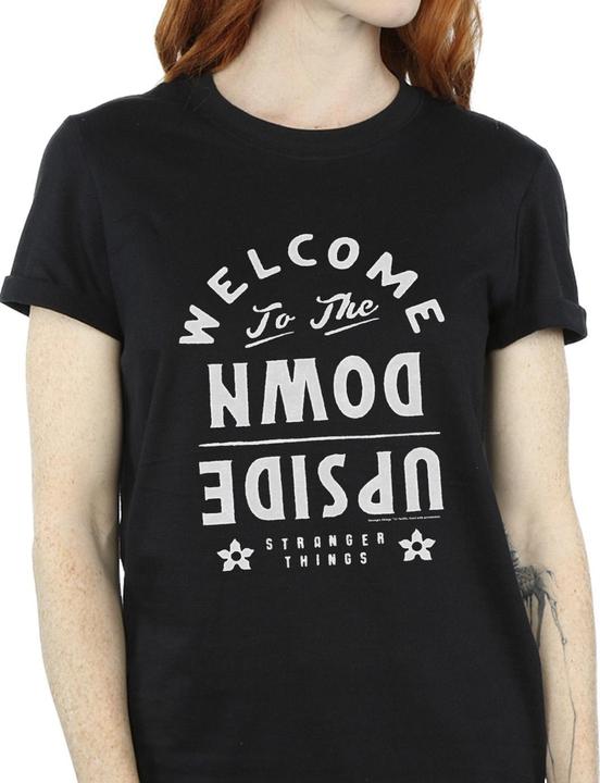 Immagine prodotto Netflix Stranger Things Welcome To The Upside Down Maglietta Ampia Donna (XXL)