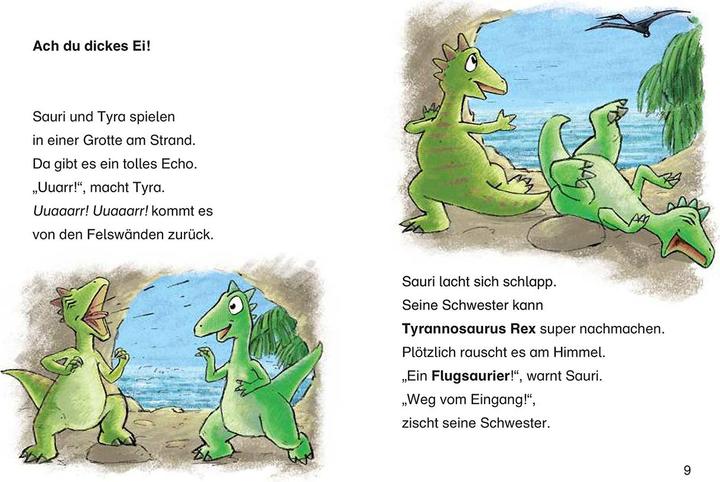 Immagine prodotto Leselöwen 2. Klasse - Dinosauriergeschichten (Tedesco, Henriette Wich, Alexander Bux, I primi lettori Loewe, 2018)
